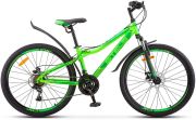 Stels LU074271 Велосипед 26 горный Navigator 510 MD (2018) количество скоростей 18 рама сталь 14 неоновый/зеленый