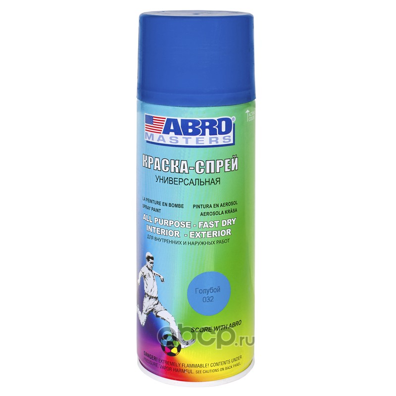 ABRO SP032AM быстросохнущая акриловая краска-спрей
