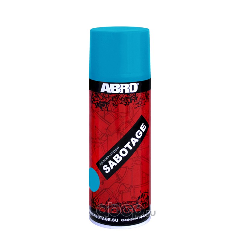 ABRO SPG015 краска-спрей небесно-голубой SABOTAGE 400мл