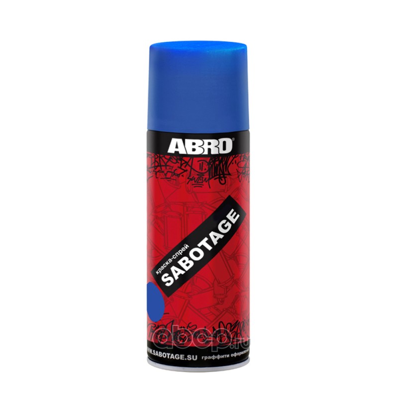 ABRO SPG312 краска-спрей исудзу синий SABOTAGE 400мл