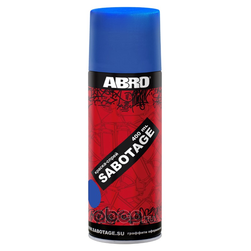 ABRO SPG312 краска-спрей исудзу синий SABOTAGE 400мл