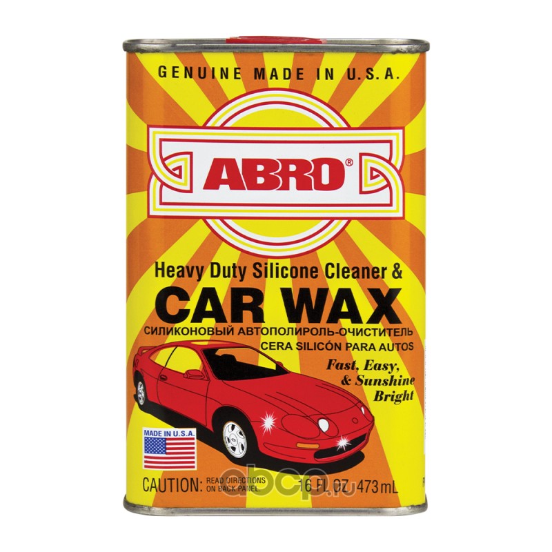 ABRO SW300 средство на основе силикона для полировки и очистки лакокрасочного покрытия автомобиля