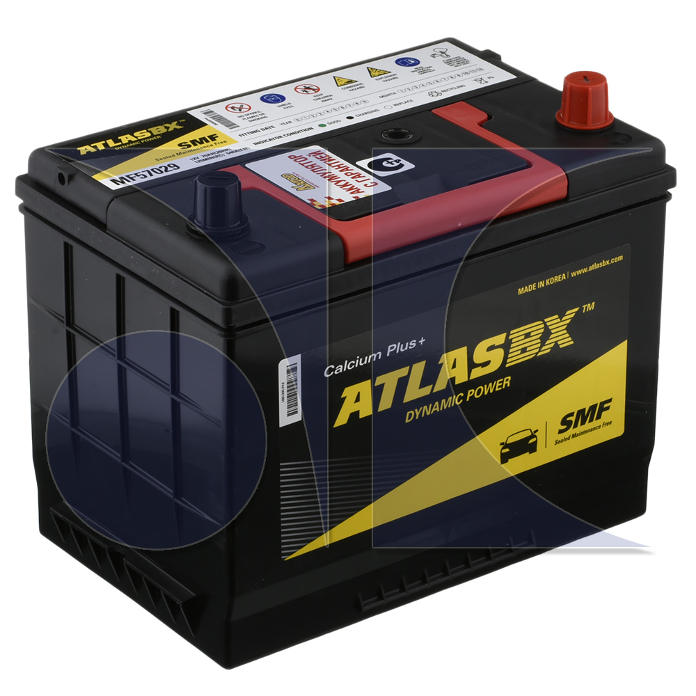Atlas MF57029 Батарея аккумуляторная 70А/ч 510А 12В обратная поляр. выносные (Азия) клеммы