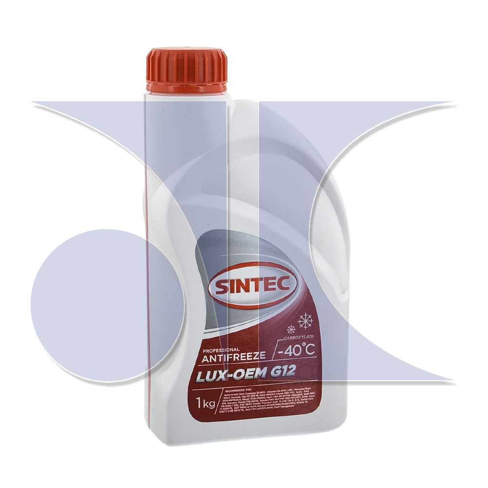 SINTEC 990550 Антифриз Luxe G12+ красный 1кг