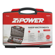 ZiPOWER PM3978 Набор инструмента, хром-ванадий, 77 предметов