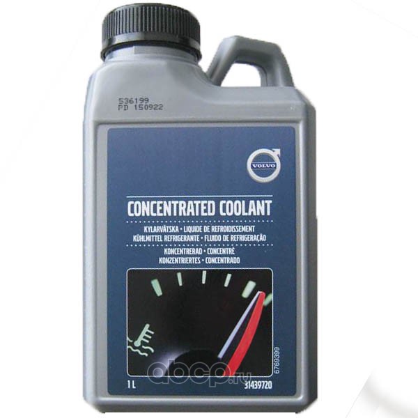 VOLVO 31439720 Антифриз Concentrated Coolant концентрат 1 л