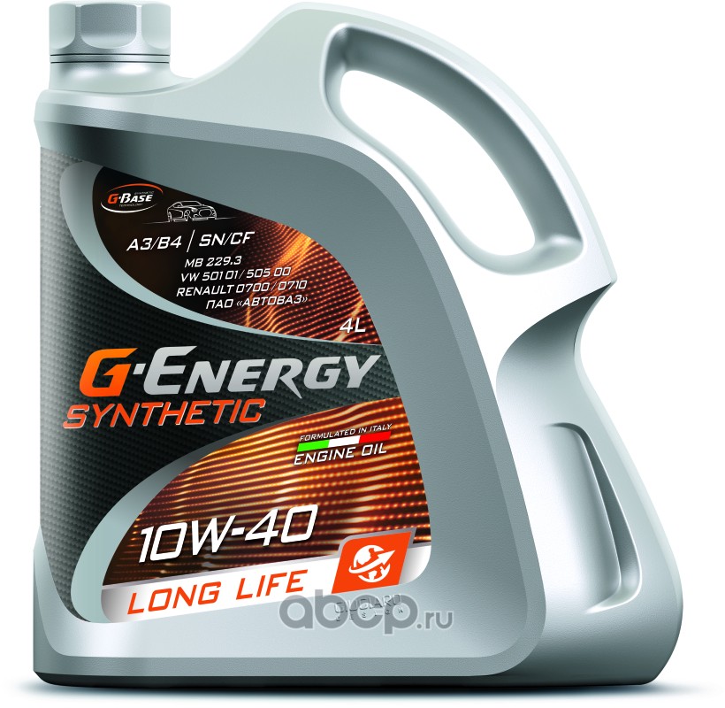 G-Energy 253142395 Масло моторное Synthetic Long Life 10W-40 синтетическое 4 л