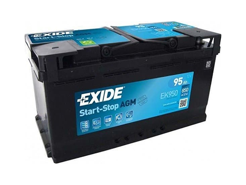 EXIDE EK950 Батарея аккумуляторная 95А/ч 850А 12В обратная поляр. стандартные клеммы