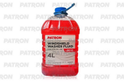 PATRON PAC420 Жидкость стеклоомывающая -20 °C, 4л - зимняя, на основе изопропилового спирта, отдушка - красный грейпфрут