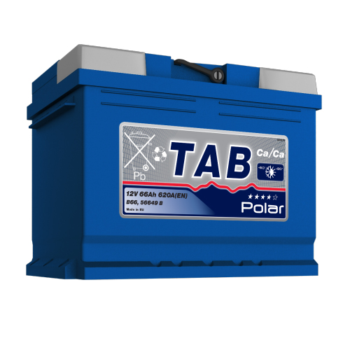 TAB 121066 Батарея аккумуляторная 66А/ч 620А 12В обратная поляр. стандартные клеммы