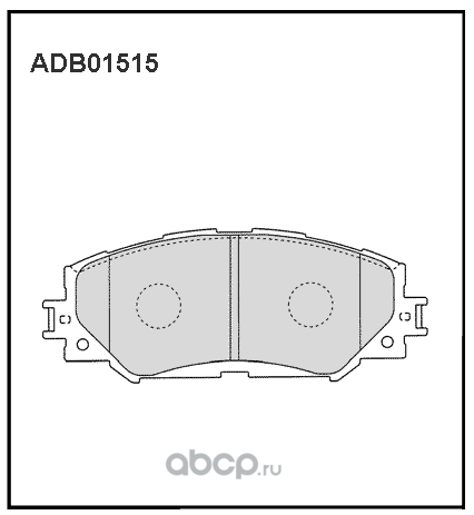 ALLIED NIPPON ADB01515 Колодки тормозные дисковые