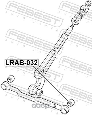 Febest LRAB032 Сайлентблок переднего рычага