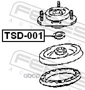 Febest TSD001 Шайба опорного подшипника