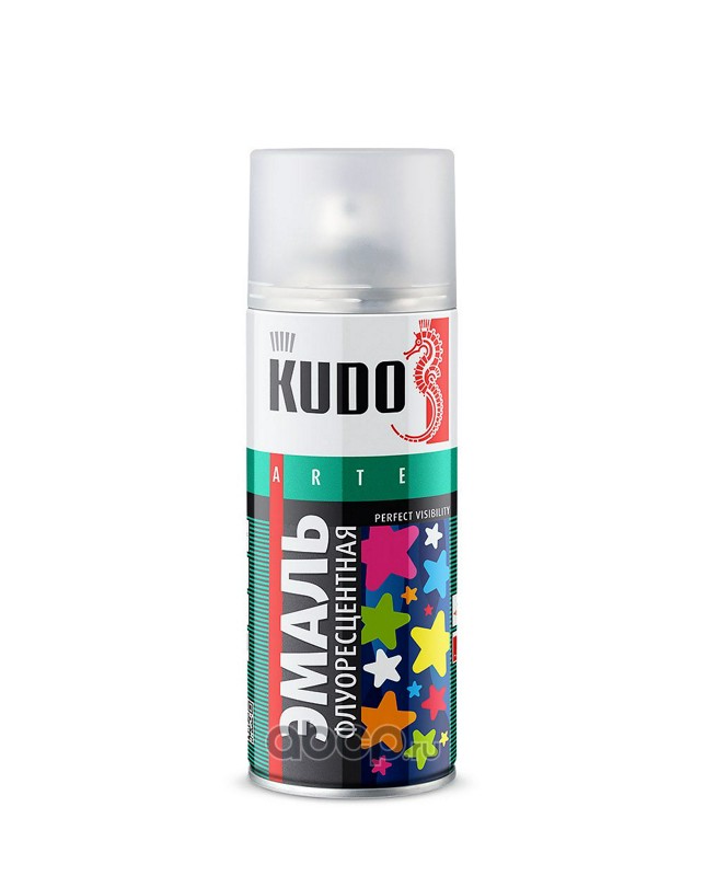 Kudo KU1206 Эмаль флуоресцентная KUDO Оранжево-красная