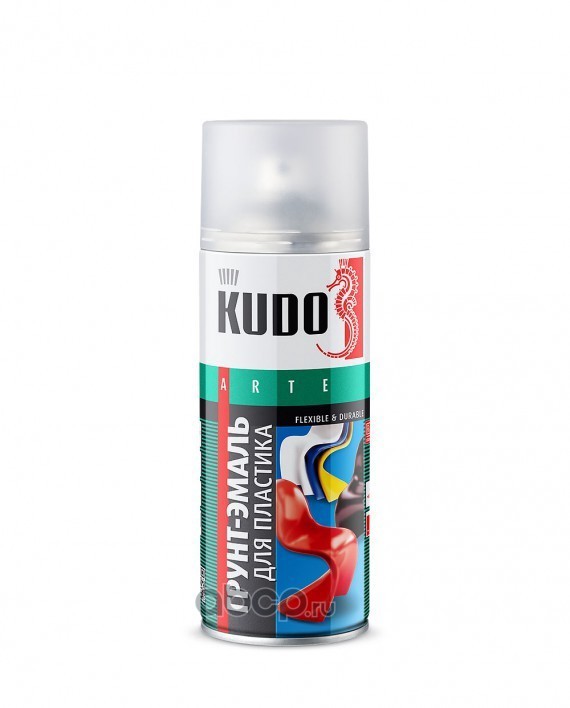 Kudo KU6003 Грунт-эмаль для пластика KUDO Белая RAL 9003