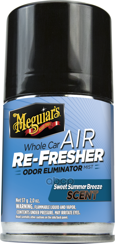 Meguiar's Whole Car Air Re-Fresher - Summer Breeze Scent G16602