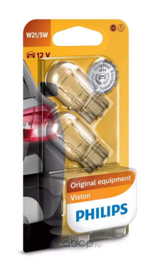Philips 12066B2 Лампа W21/5W 12066 12V                      B2