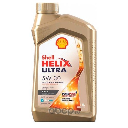 Shell 550046288 Моторное масло SHELL Helix Ultra ECT C3 5W-30 1 л