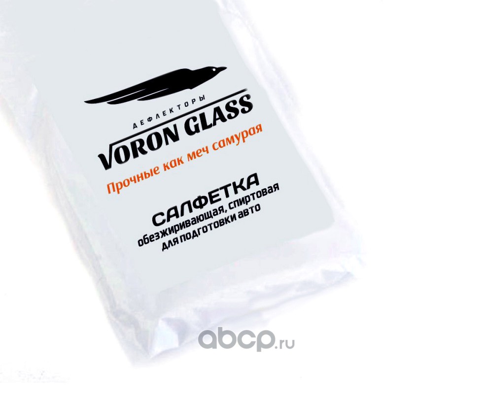 Voron Glass DEF00290 Дефлекторы неломающиеся на боковые стекла Voron Glass для а/м Lada Granta /седан /накладные /скотч /к-т 4шт/