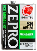 IDEMITSU 3583004 Моторное масло Синтетическое 0W-20 4л