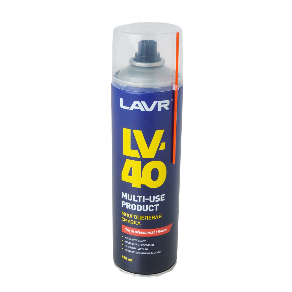 LAVR LN3504 Смазка многоцелевая LV-40, 650 мл