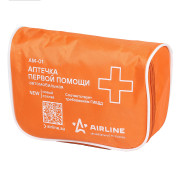 AIRLINE AM01 Аптечка автомобильная в текстильном футляре (Соответствует требованиям ГИБДД) (AM-01)
