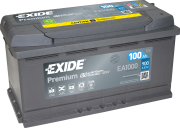 EXIDE EA1000 Батарея аккумуляторная 100А/ч 900А 12В обратная поляр. стандартные клеммы