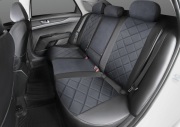 Rival SC60014 Авточехлы Ромб (зад. спинка 40/60) для сидений, алькантара/эко-кожа, черные