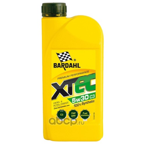 Bardahl 36301 Масло моторное XTEC 5W-30 синтетическое 1 л