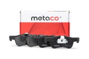 METACO 3000349 Колодки тормозные передние к-кт