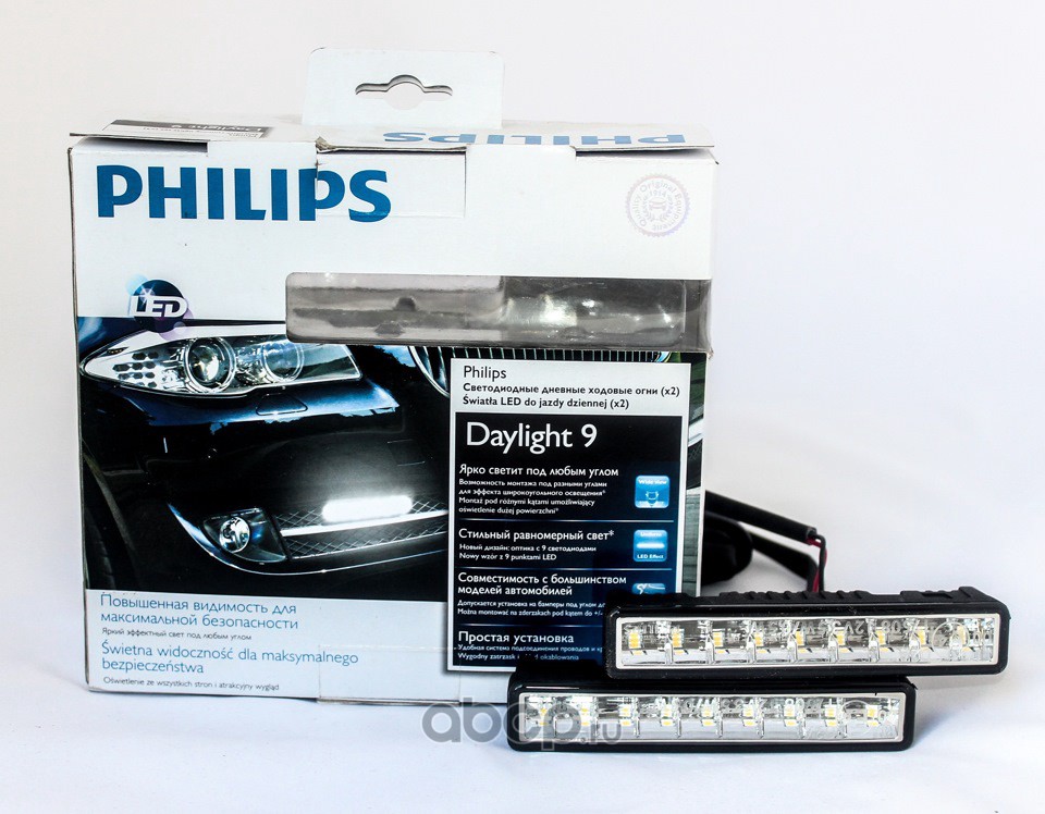 Philips 12831WLEDX1 Дневные ходовые огни LED DAYLIGHT9 12831 WLED 12V комплект