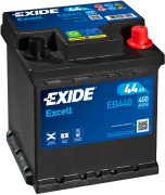 EXIDE EB440 Батарея аккумуляторная 44А/ч 400А 12В обратная полярн. стандартные клеммы