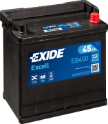 EXIDE EB450 Батарея аккумуляторная 45А/ч 330А 12В обратная полярн. выносные клеммы