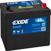 EXIDE EB604 Батарея аккумуляторная 60А/ч 390А 12В обратная полярн. выносные клеммы